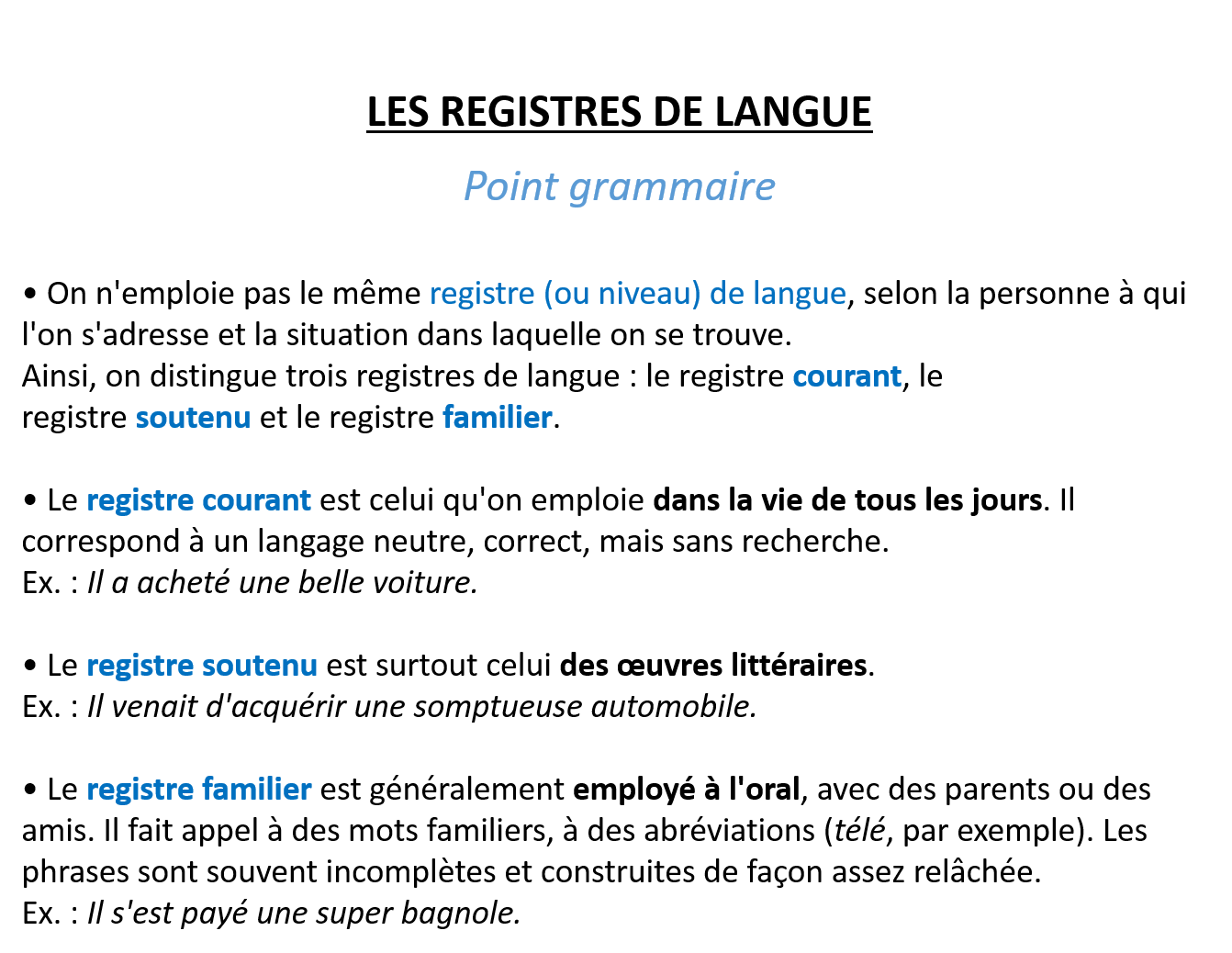 Choisir Le Registre De Langue Adapté 7976